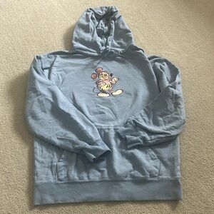 Blue disney sweatshirt with mickey mouse